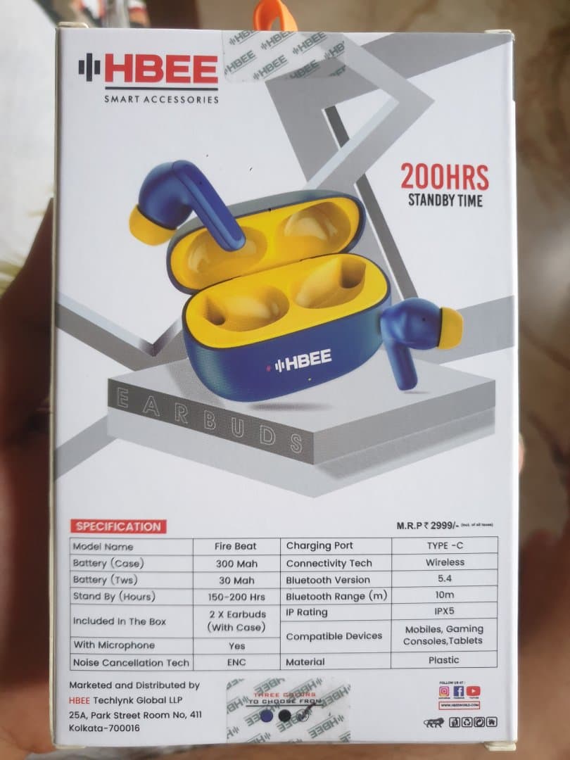 HBEE Fire Beat earbuds 2